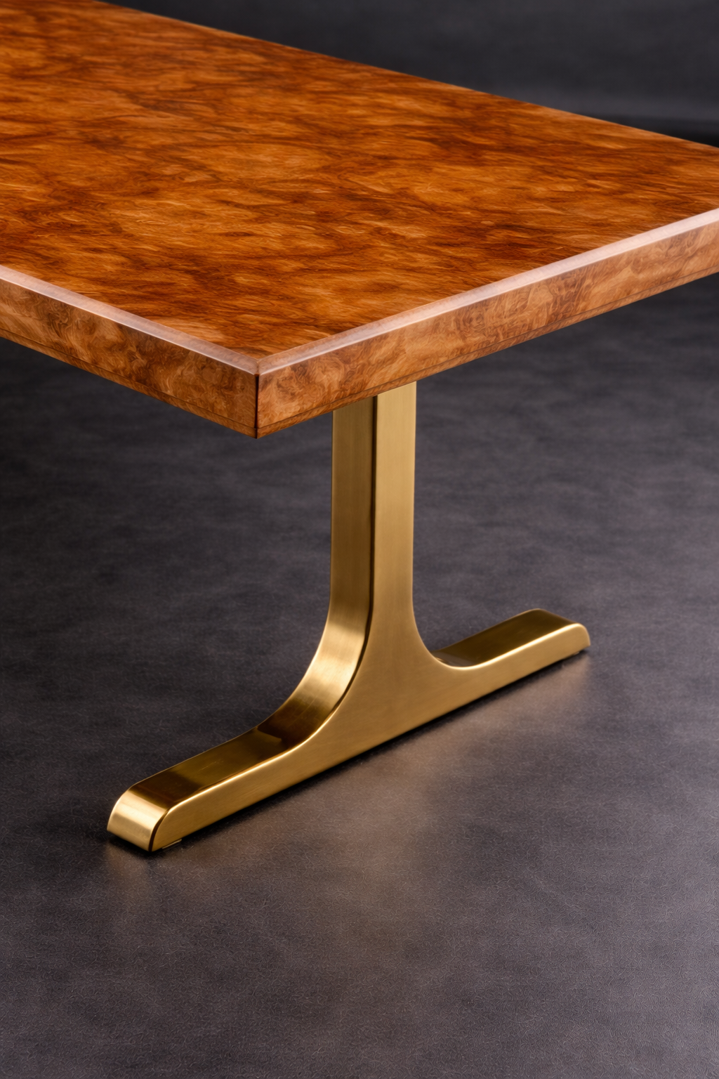 Solid Brass Table Legs, Polished Brass Table Stands