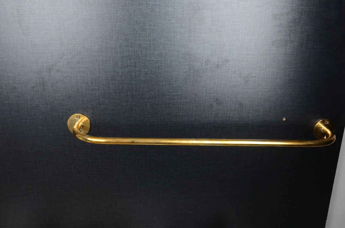 french return curtain rod architectural detail