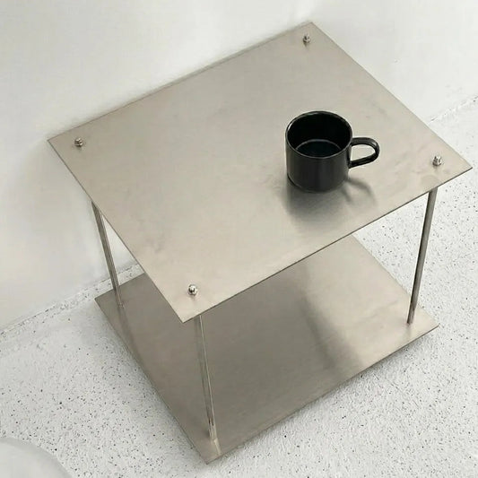 Minimalist Metal Side Table – Custom Size Modern Accent Table