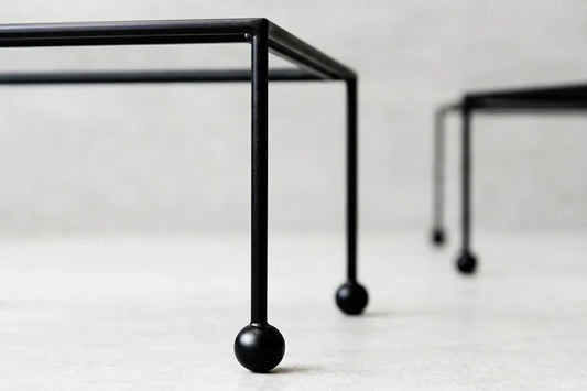 Metal Table and Chair Frame, Hand-forged metal frame