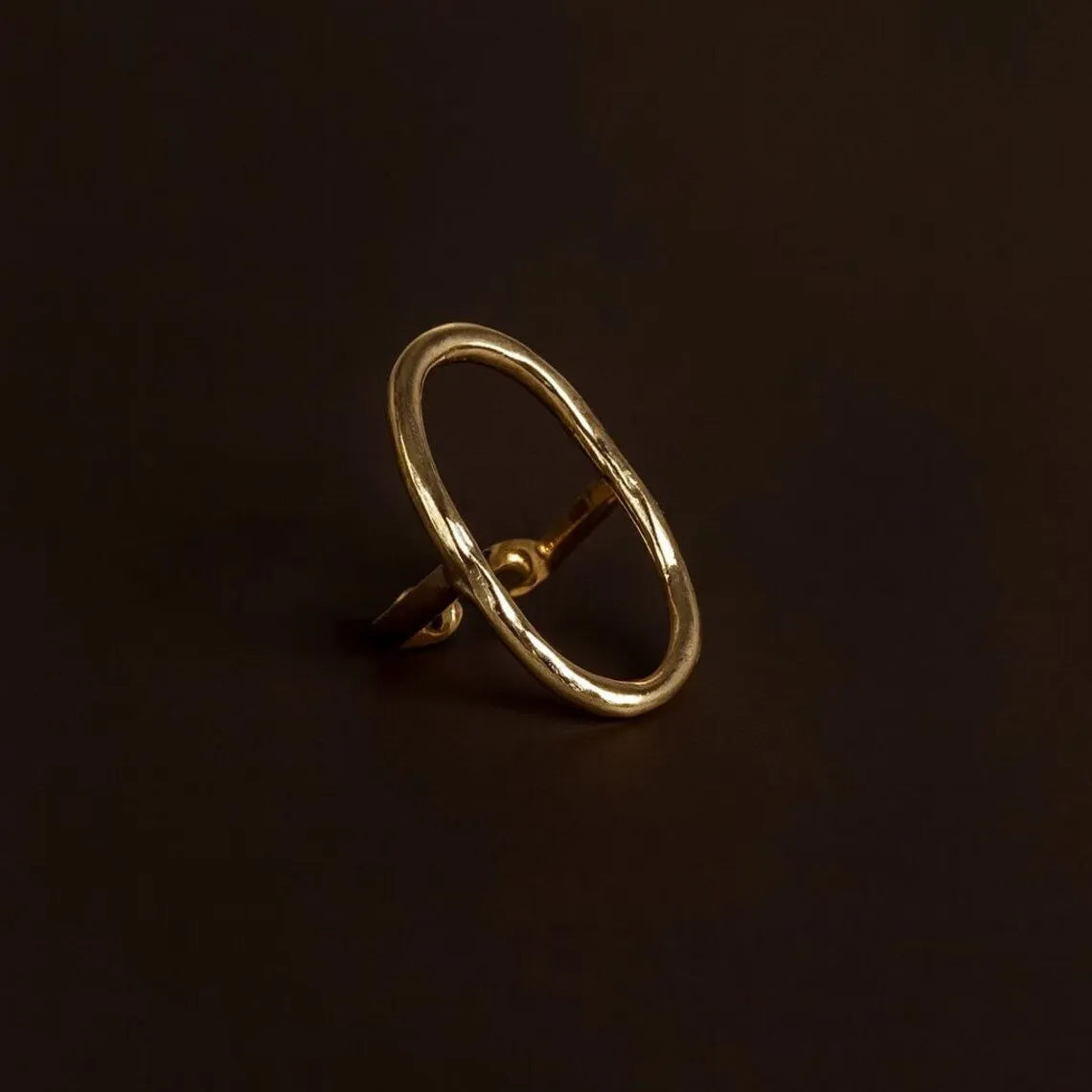 brass wall hook oval unlacquered solid brass hanger