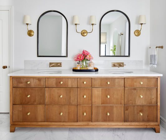 brass bathroom fixtures