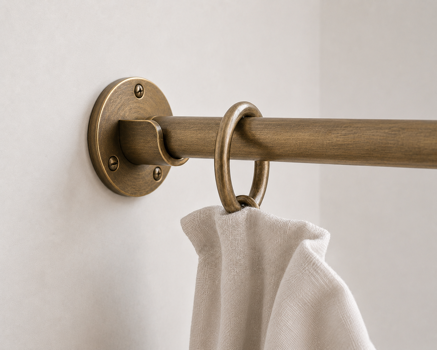 Cafe Shower Curtain Rods
