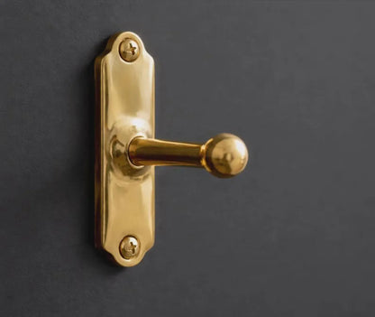 handcrafted antique brass wall hanger