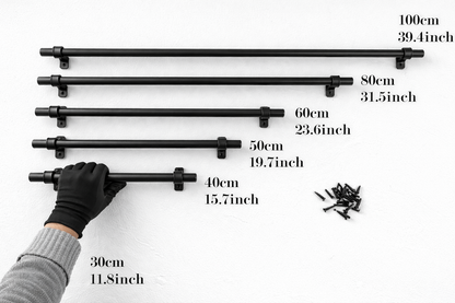 wrought iron pull handle wall mounted