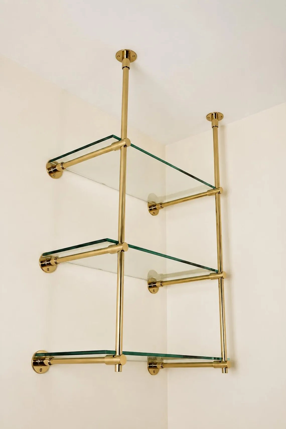 Brass Bistro Shelf, Wall & Ceiling Mount Shelves