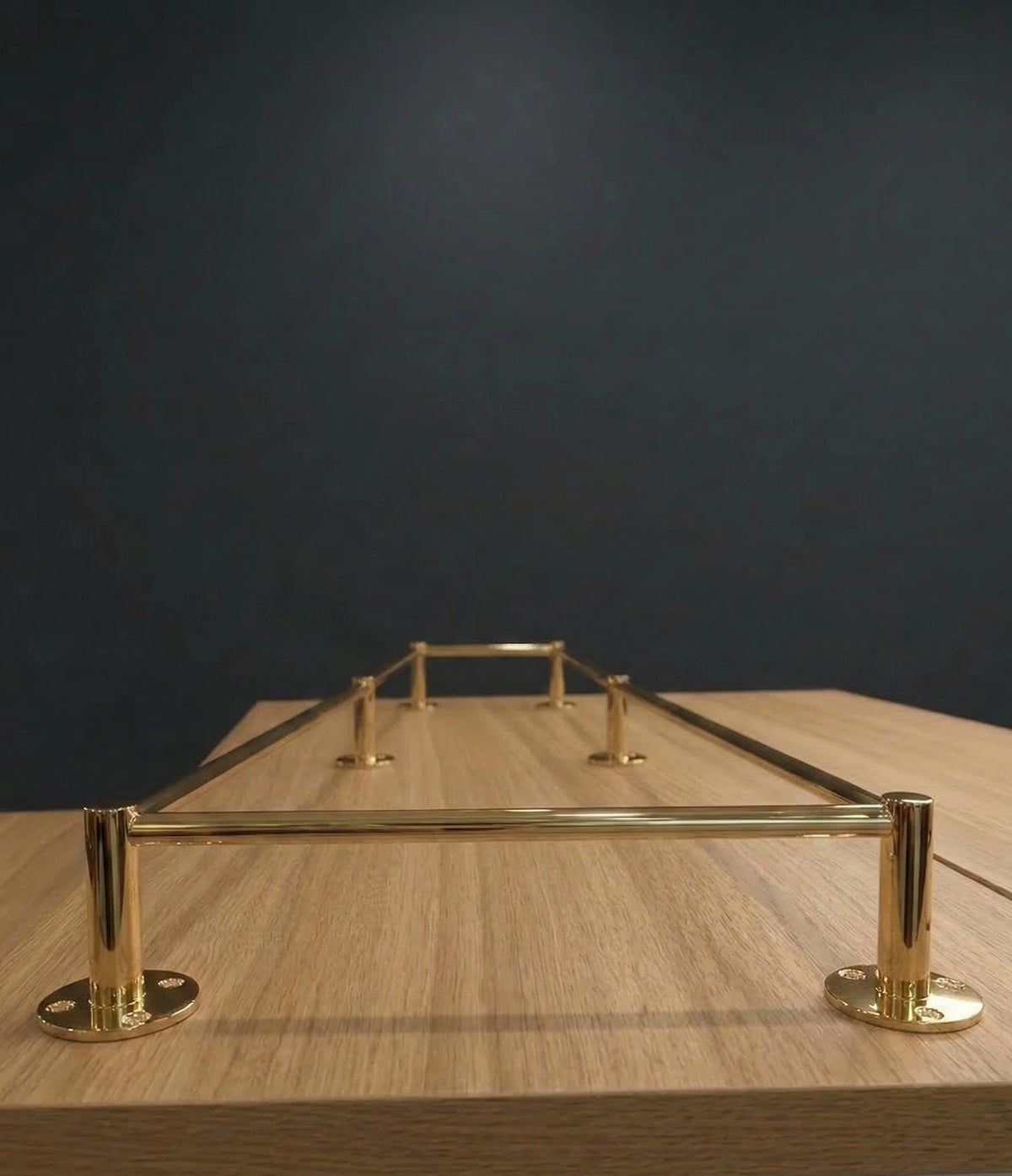 solid brass shelf rail modern interior