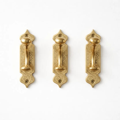 Solid Brass Wall Hooks – Handcrafted Elegance