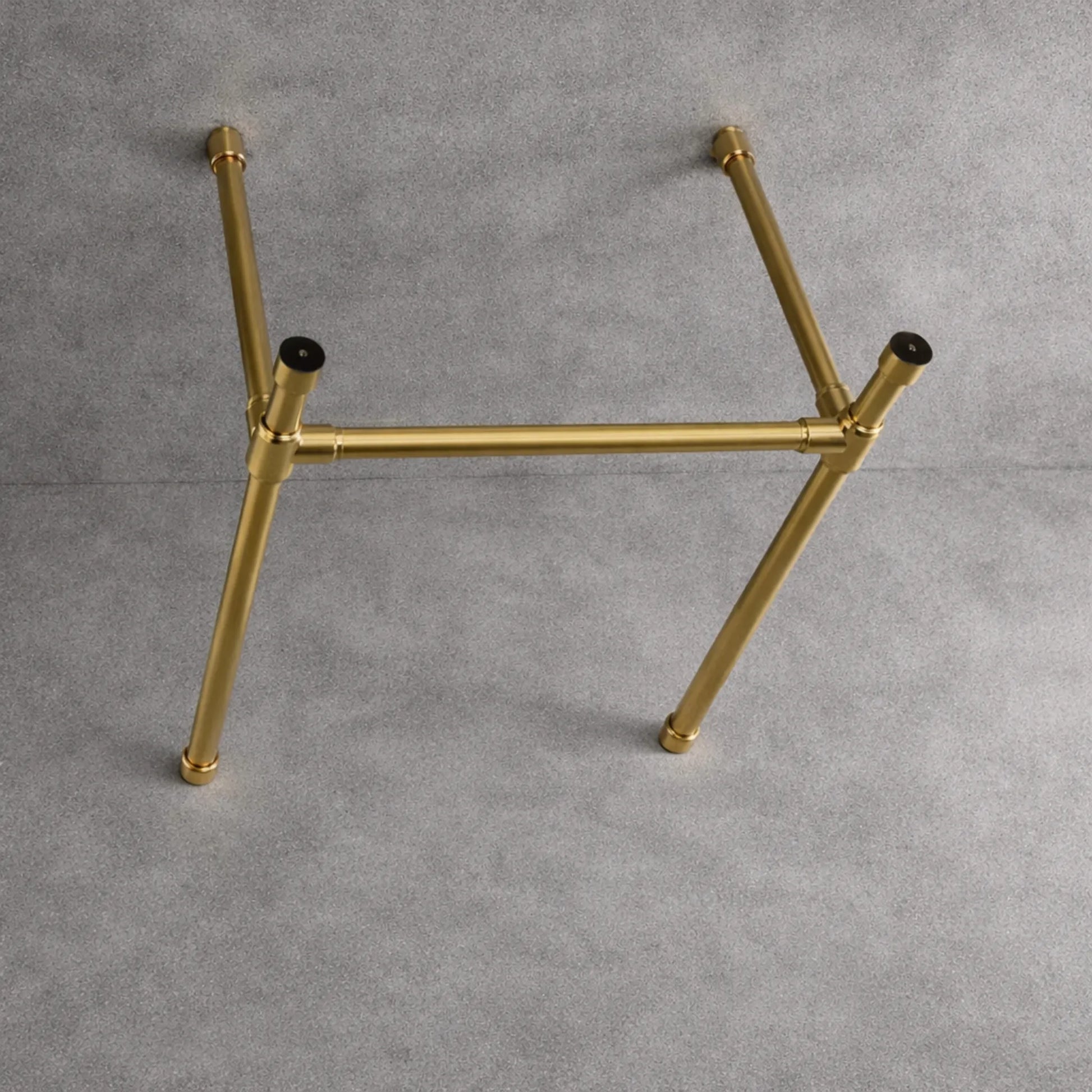 polished brass bathroom vanity frame
