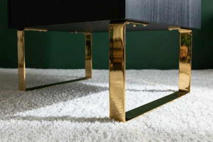 brass furniture leg unlacquered sled base
