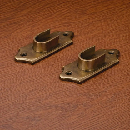 brass cafe curtain rod minimal interior design