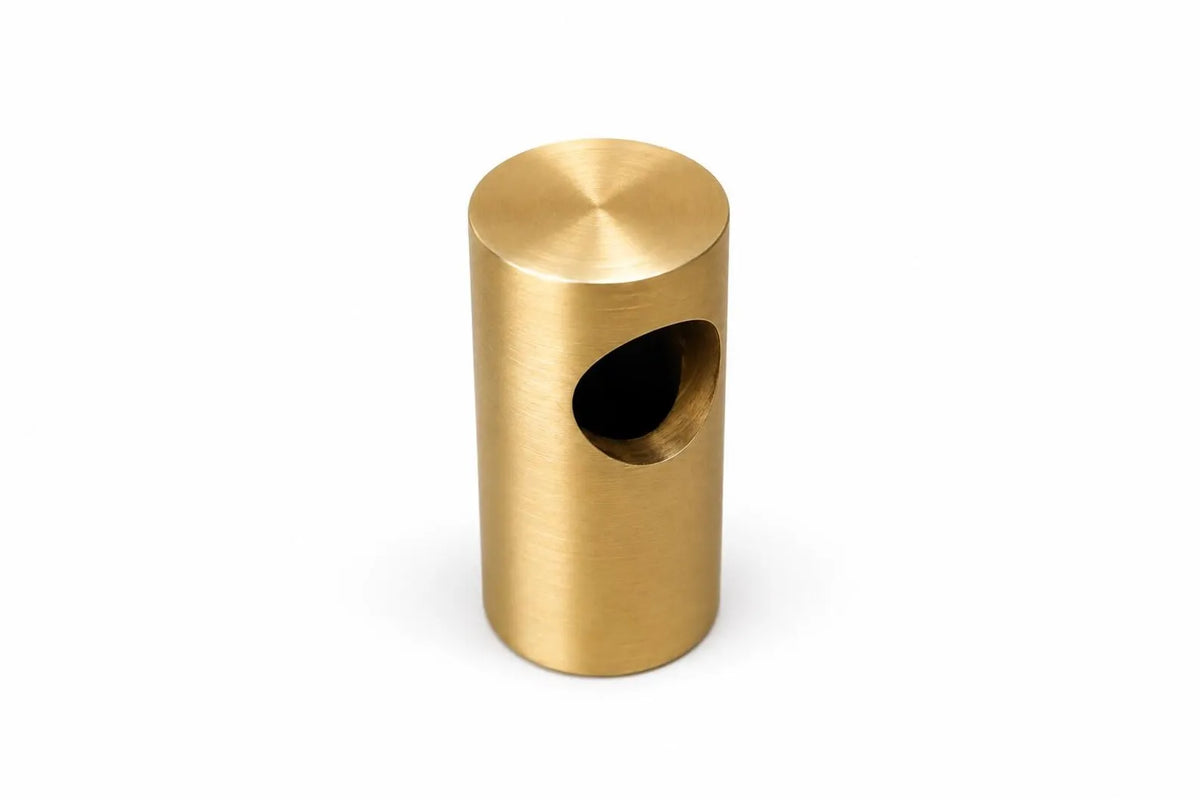 Solid Brass Wall Mounted Shelf Rail | Kitchen Shelving & Brass Hardware