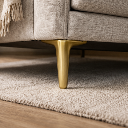 solid brass sofa legs handcrafted finish