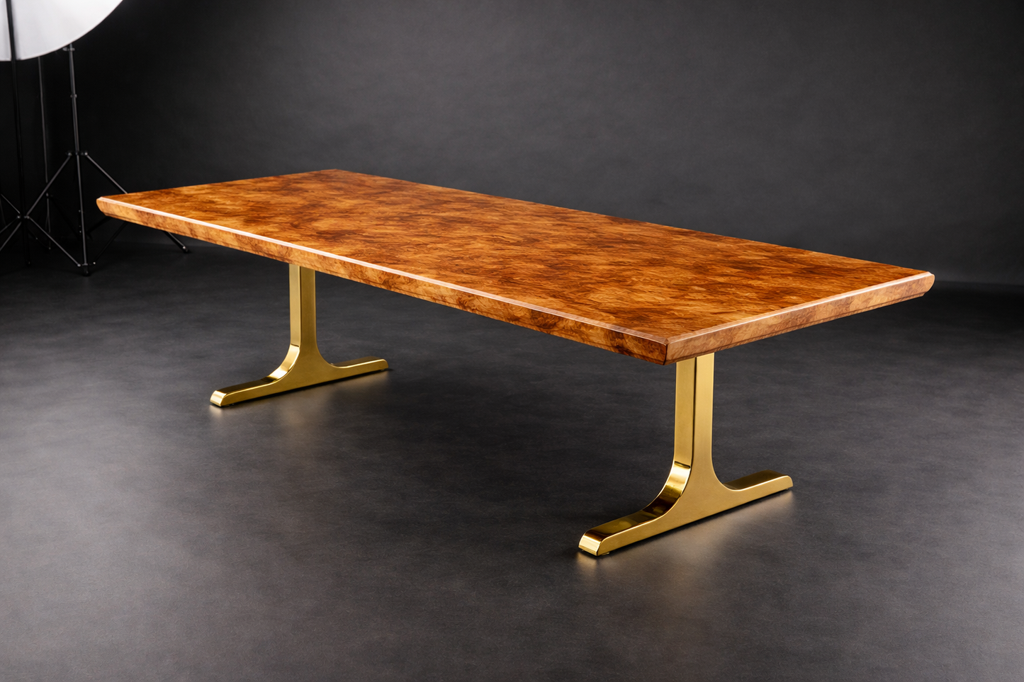 Solid Brass Table Legs, Polished Brass Table Stands