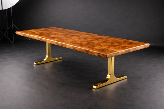 Solid Brass Table Legs, Polished Brass Table Stands
