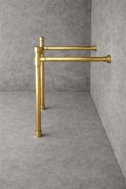 solid brass washstand frame marble sink