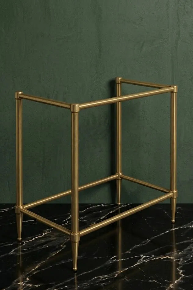 brass console sink legs solid brass bathroom