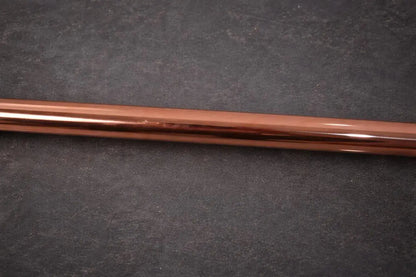 copper towel rod side installation view