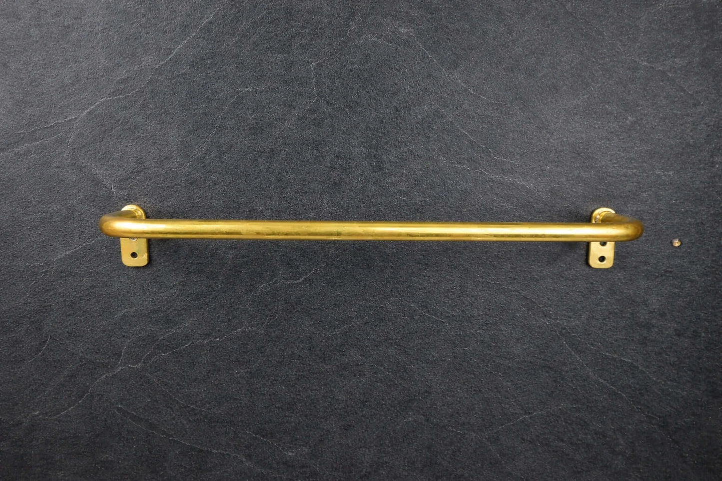 brass curtain rod with rings french return
