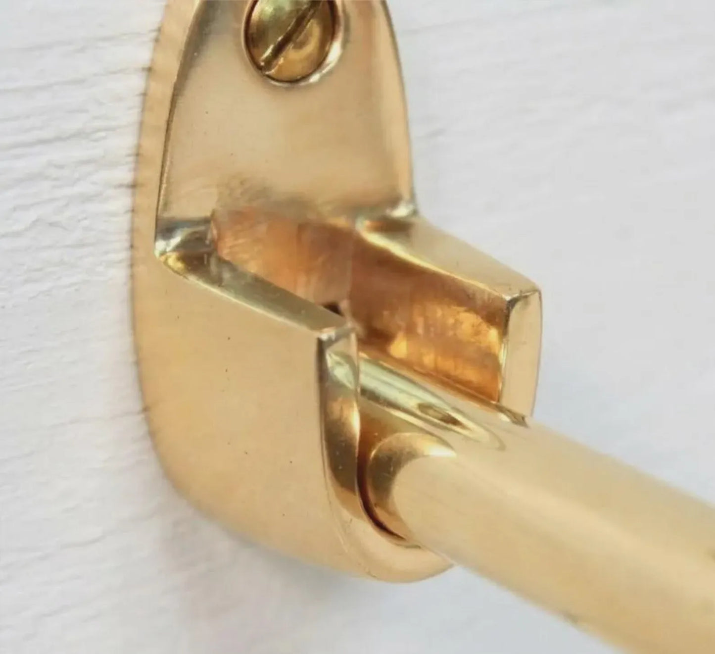cafe curtain rod inside mount 16mm slim brass rod