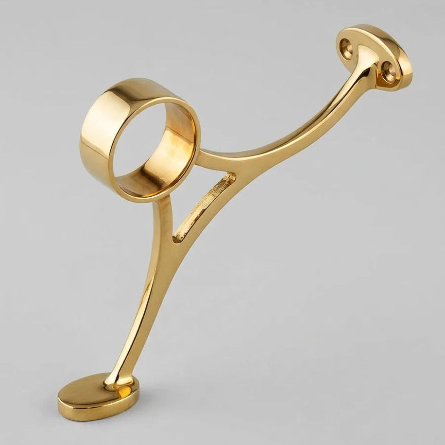 architectural brass foot rail design