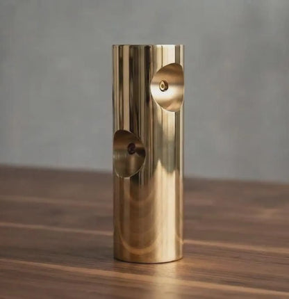 Brass Ceiling-Mounted Glass Shelf, Bar shelving