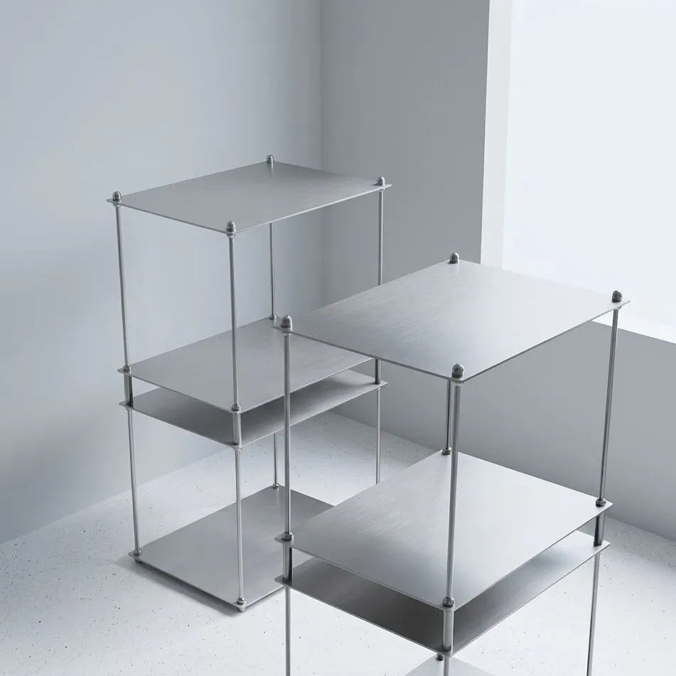 minimalist metal side table modern accent design