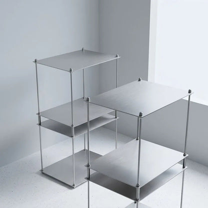 minimalist metal side table modern accent design