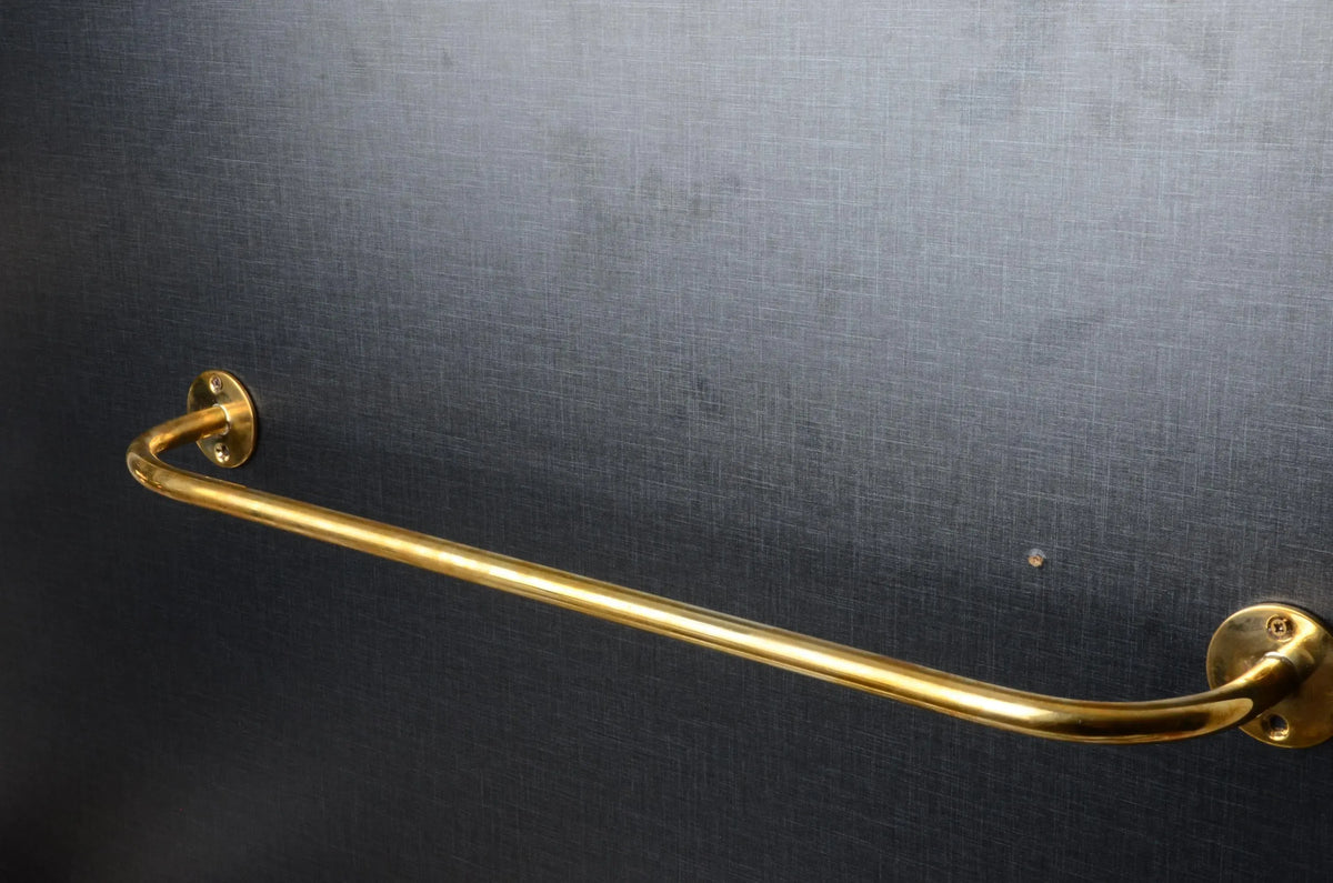 16mm brass curtain rod wall mounted