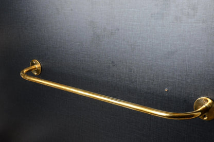 16mm brass curtain rod wall mounted