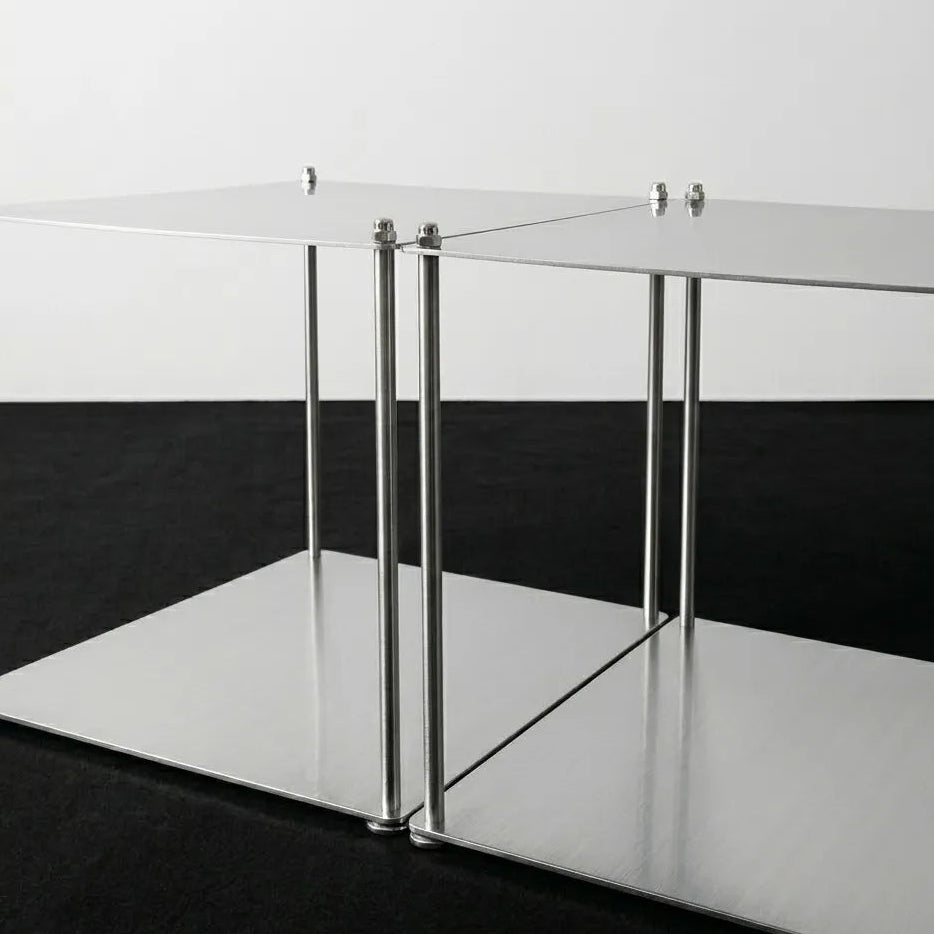 minimalist metal side table modern accent design