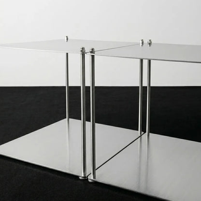 minimalist metal side table modern accent design