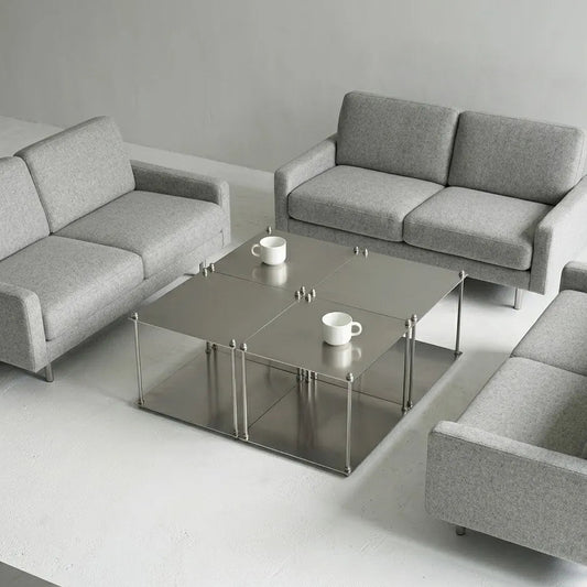 Minimalist Metal Side Table – Custom Size Modern Accent Table