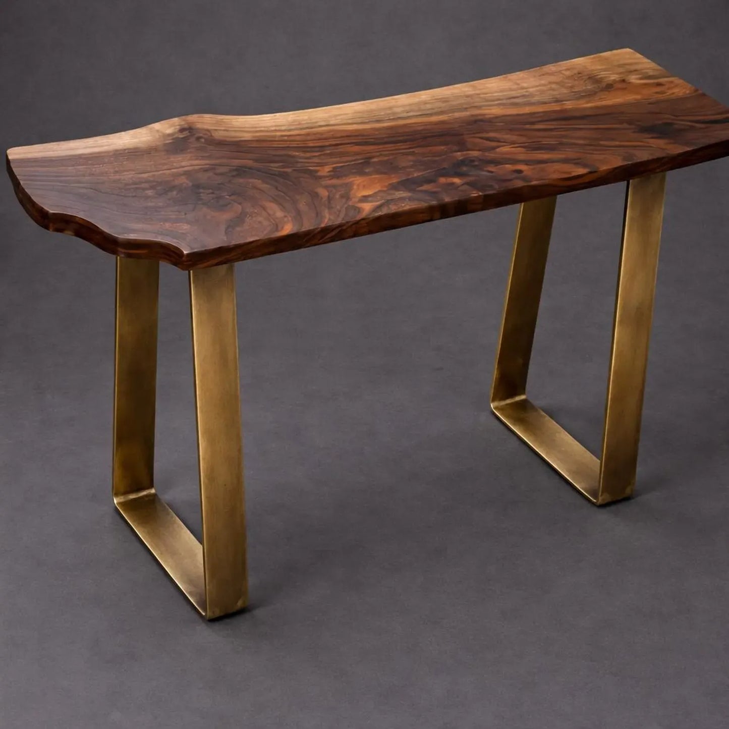 Solid Brass Table Leg, Heavy Duty Furniture Base, Modern Design