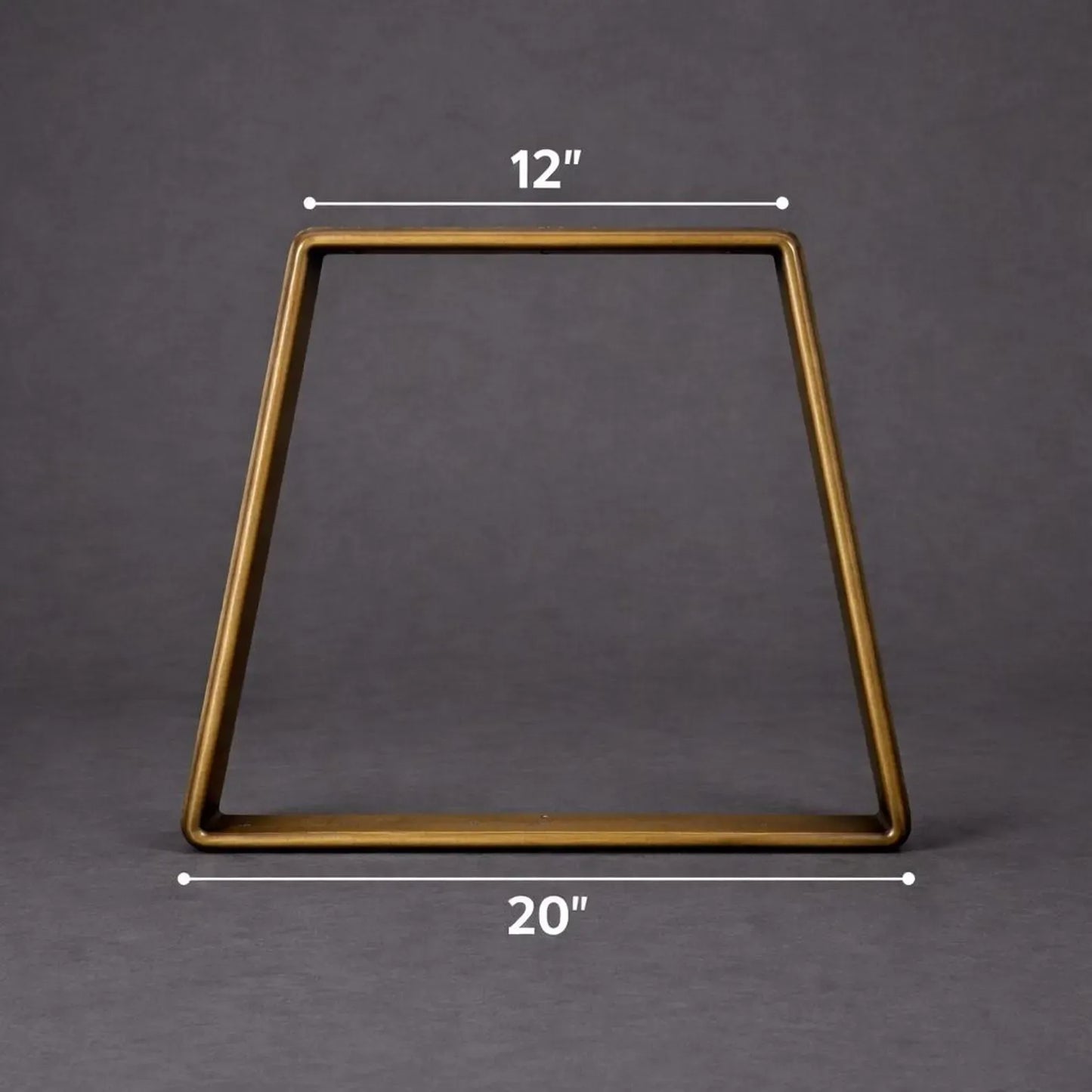 Solid Brass Table Leg, Heavy Duty Furniture Base, Modern Design