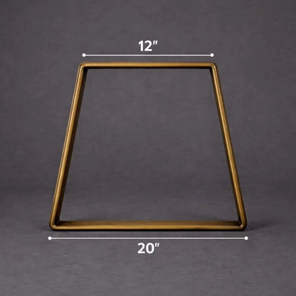 Solid Brass Table Leg, Heavy Duty Furniture Base, Modern Design