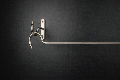 hand forged curtain rod modern farmhouse