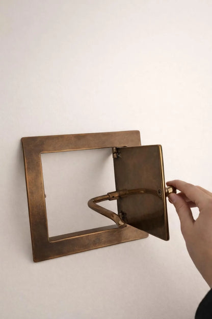 solid brass recessed toilet holder bathroom