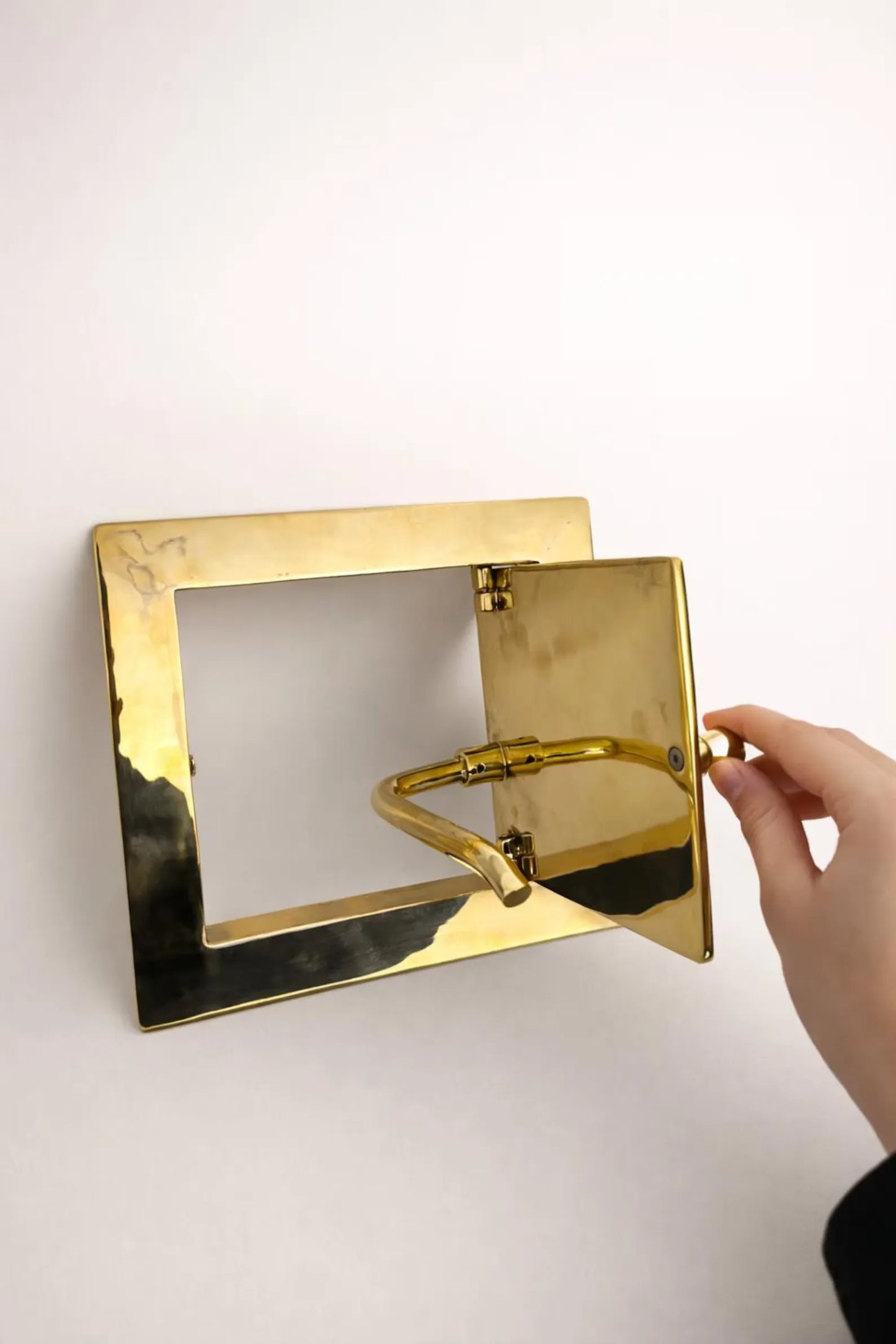 solid brass recessed toilet paper holder with cover