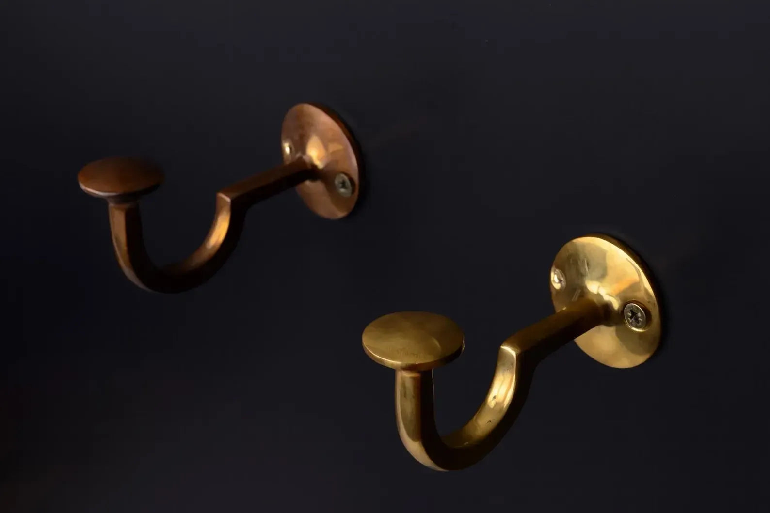 wall mounted brass hook modern design