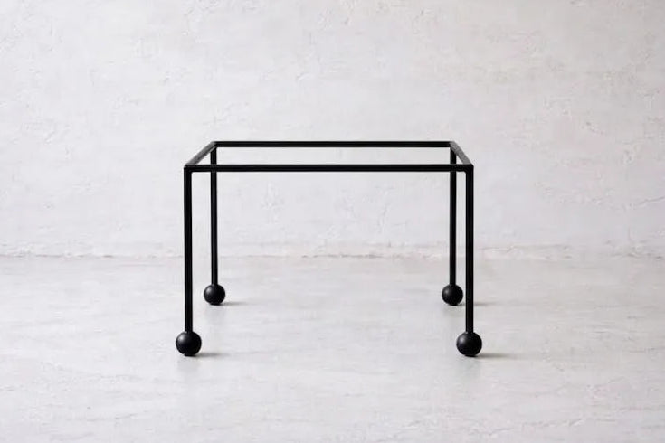 Metal Table and Chair Frame, Hand-forged metal frame