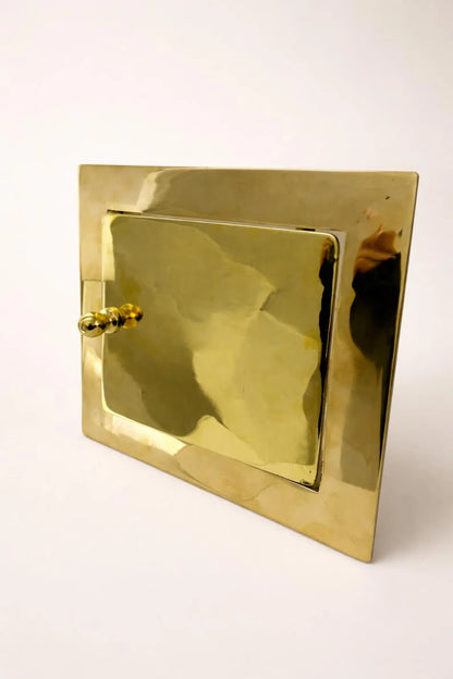 solid brass recessed toilet paper holder with cover