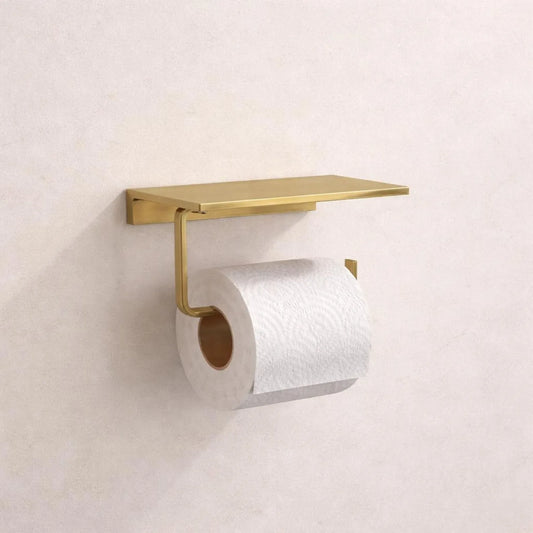 handcrafted brass toilet holder bathroom styling