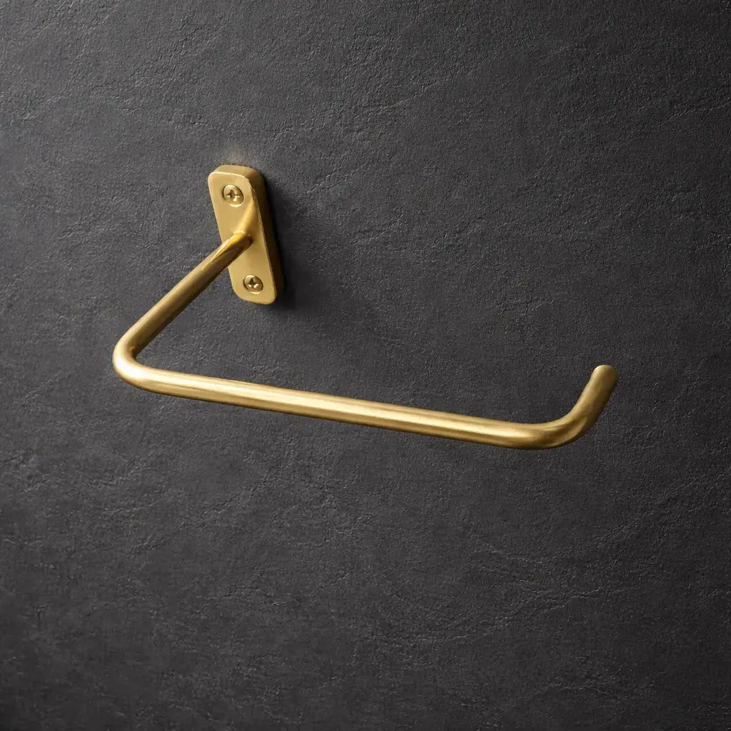 luxury brass toilet holder minimalist styling