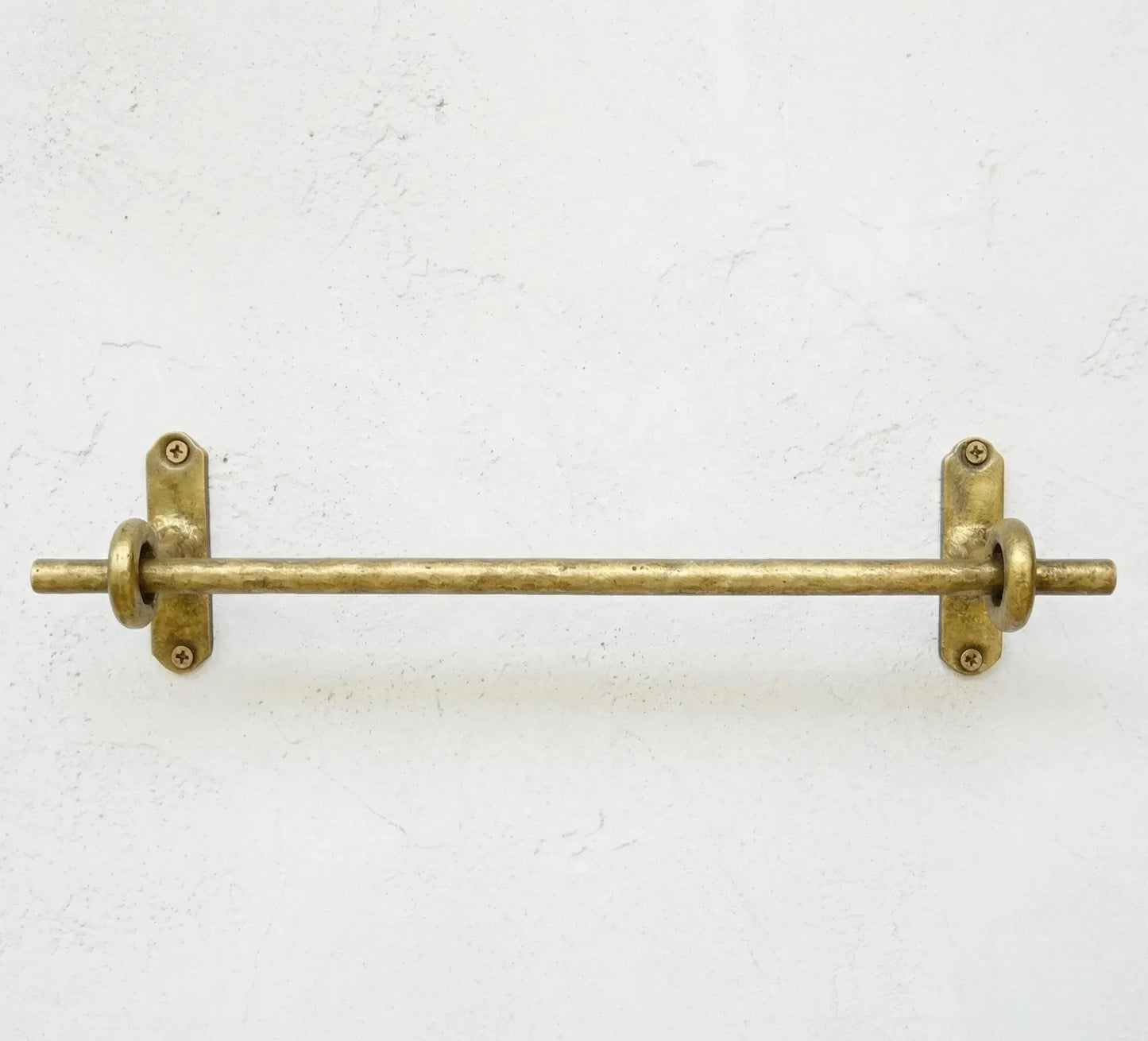 luxury unlacquered brass towel bar rail unlacquered finish
