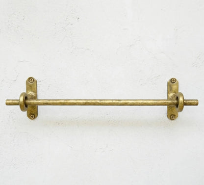 luxury unlacquered brass towel bar rail unlacquered finish