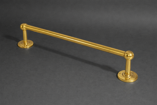 brass towel rail wall mounted bathroom