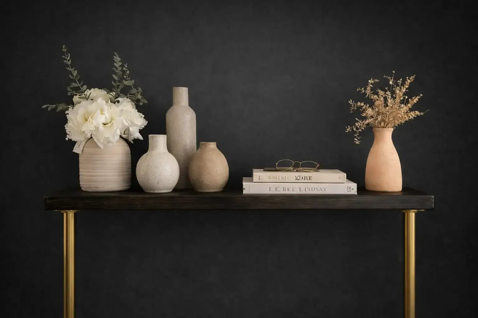 modern brass pipe furniture base